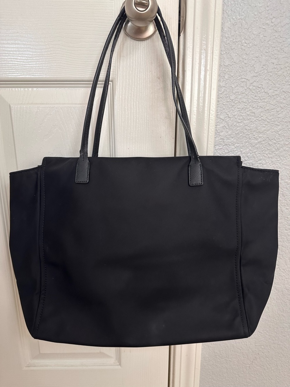 kate spade Black Nylon Tote with Leather Handles - Picture 7 of 7